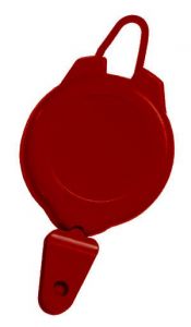 rode jojo(yoyo) diameter 46mm ideaal voor skipas met skilock. koort 700mm