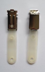 Bretelclip type ACC0011   Clip met plastiek sluitsysteem (bretelclip) per stuks